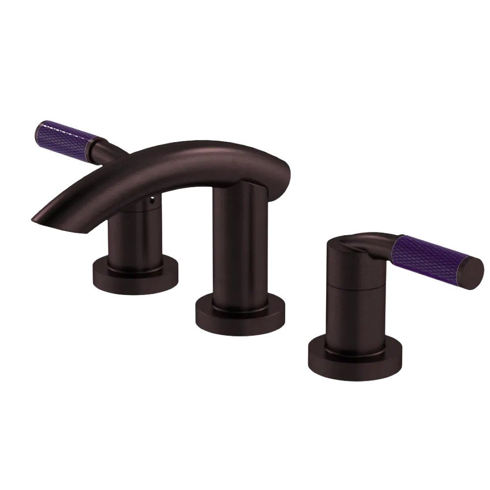 Rubinet Widespread Lav. Set. (less drain) Oil Rubbed Bronze