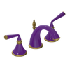 Rubinet Widespread Lav. Set. (less drain) Purple Haze