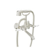 Baril Wall-mounted tub faucet with hand shower