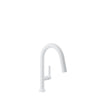 Baril Single-hole bar / prep kitchen faucet with 2-function pull-down spray