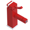 Rubinet Single Control Bidet Fitting (less drain) Red