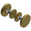 Rubinet Shower Door Knob (set) Antique Brass Matt
