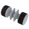 Rubinet Shower Door Knob (set) Matt White