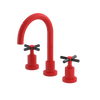 Rubinet Widespread Lav. Set. (less drain) Red