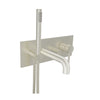 Baril Wall-mounted tub faucet with hand shower