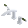 Rubinet Widespread Lav. Set. (less drain) Matt White