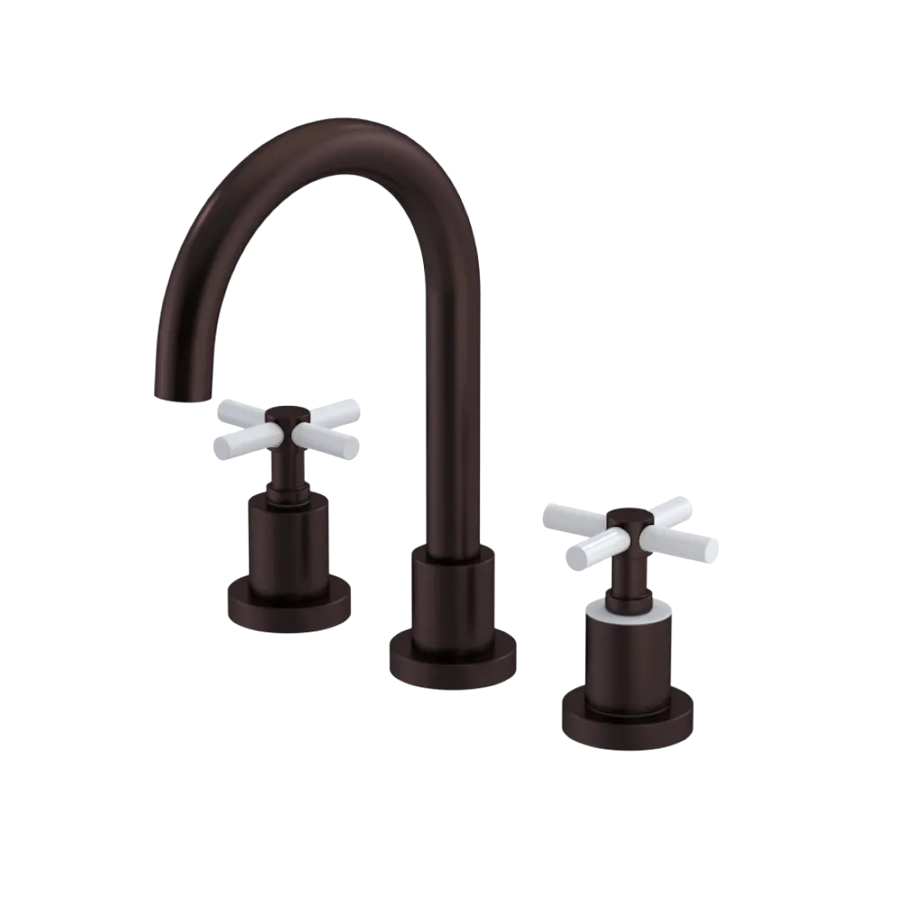 Rubinet Widespread Lav. Set. (less drain) Oil Rubbed Bronze