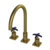 Rubinet Widespread Kitchen Set Antique Brass Matt