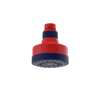 Rubinet 3 FUNCTION SHOWER HEAD Red