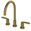 Rubinet Widespread Kitchen Set Antique Brass Matt