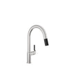 Baril Single-hole kitchen faucet with 2-function pull-down spray