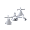 Rubinet Widespread Lav. Set. (less drain) Satin Chrome