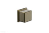 Phylrich MIX Volume Control/Diverter Trim - Cube Handle 290-38