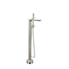 Baril Floor-mounted tub filler with hand shower