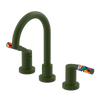 Rubinet Widespread Lav set (less drain) Green Envy