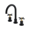 Rubinet Widespread Lav. Set. (less drain) Matt Black