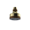 Rubinet 3 FUNCTION SHOWER HEAD Natural Brass