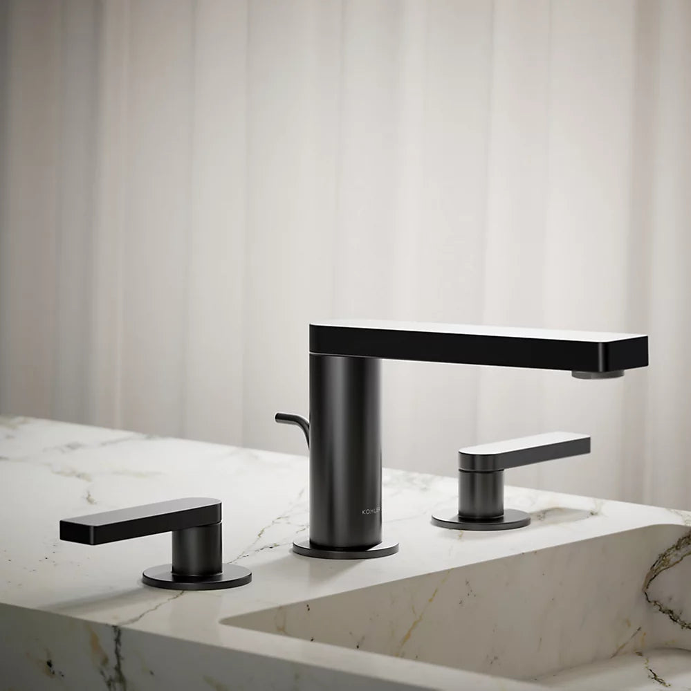 Composed® Widespread bathroom sink faucet with Lever handles, 1.2 gpm