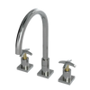 Rubinet Widespread Kitchen Set Satin Nickel