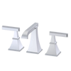 Rubinet Widespread Lav. Set. (less drain) Satin Chrome