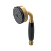 Rubinet 3 Function Hand Held Shower Only Satin Gold