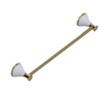 Rubinet Towel Bar 18" Natural Brass