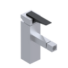 Rubinet Single Control Bidet Fitting (less drain) Satin Chrome