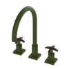 Rubinet Widespread Kitchen Set Green Envy