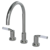Rubinet Widespread Kitchen Set Satin Nickel