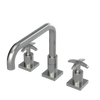 Rubinet Widespread Kitchen Set with Genesis Spout Satin Nickel