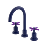 Rubinet Widespread Lav. Set. (less drain) Midnight Blue