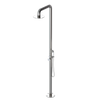 Rubinet Pressure Balance Outdoor Shower with Hand Held Shower & 10" Shower Head - 304 Stainless Steel Polished Nickel
