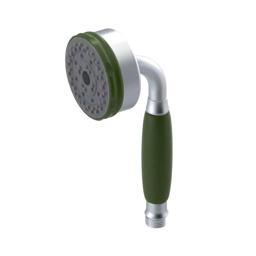 Rubinet 3 Function Hand Held Shower Only Satin Chrome