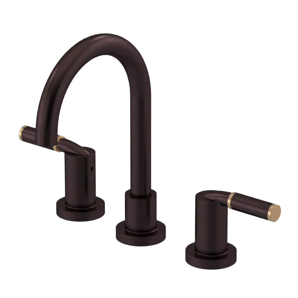 Rubinet Widespread Lav set (less drain) Oil Rubbed Bronze