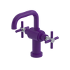Rubinet Single Hole Dual Handle Lav. Set. (less drain) Purple Haze