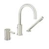 Baril 3-piece tub filler with hand shower