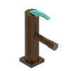 Rubinet Single Control Bidet Fitting (less drain) Oil Rubbed Bronze