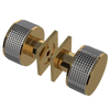 Rubinet Shower Door Knob (set) Gold