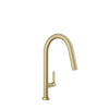 Baril High single-hole kitchen faucet with 2-function pull-down spray