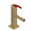 Rubinet Single Control Bidet Fitting (less drain) Satin Brass