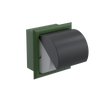 Rubinet RECESSED TOILET PAPER HOLDER Green Envy