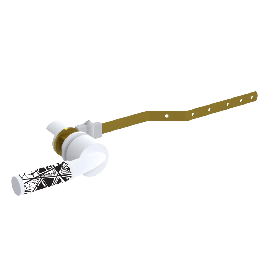 Rubinet Trip Levers Matt White