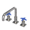 Rubinet Widespread Kitchen Set with Genesis Spout Polished Nickel