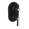 Baril Complete pressure balanced shower control valve with 2-way diverter (shared port)