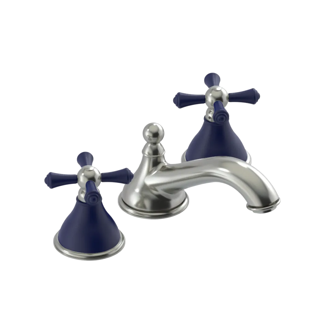 Rubinet Widespread Lav. Set. (less drain) Satin Nickel