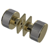 Rubinet Shower Door Knob (set) Natural Brass