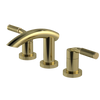 Rubinet Widespread Lav. Set. (less drain) Natural Brass