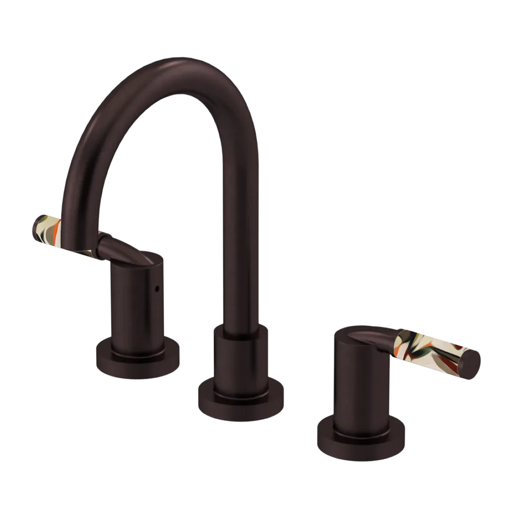 Rubinet Widespread Lav set (less drain) Oil Rubbed Bronze