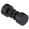 Rubinet Shower Door Knob (set) Matt Black