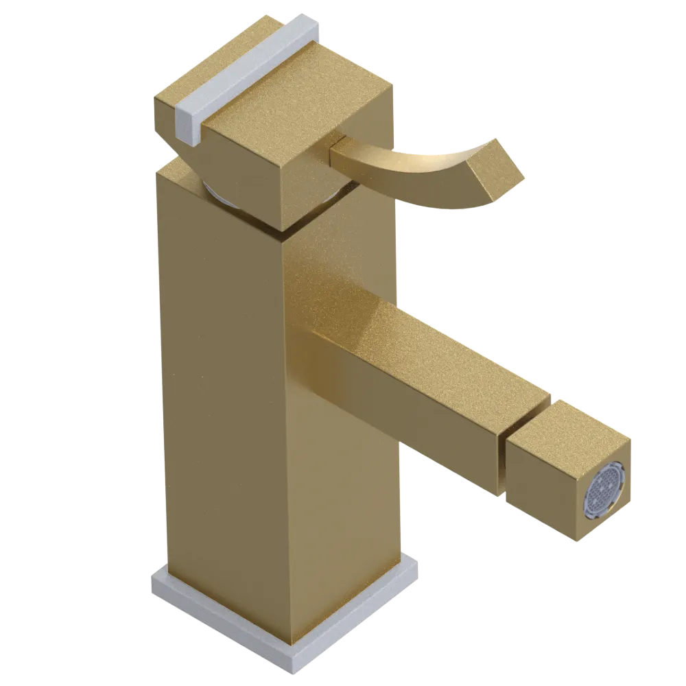Rubinet Single Control Bidet Fitting (less drain) Satin Brass